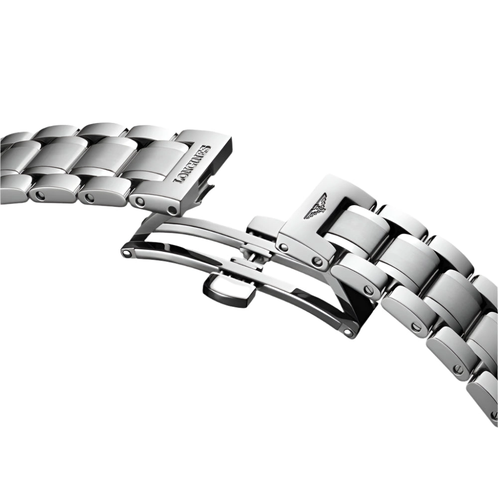 Longines Master Collection 34mm Automatic Watch with Diamonds