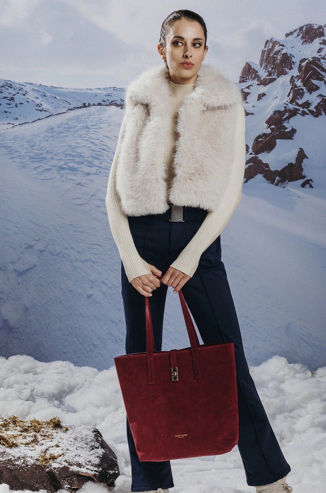 Nina Suede 12" - Dark Red