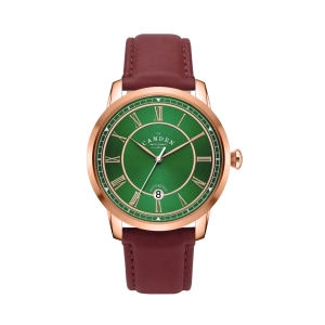 No.29 Automatic Rose Gold, Green and Oxblood