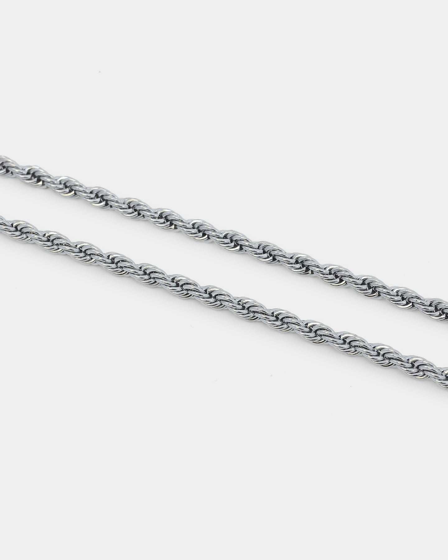 NXS 3mm Rope Chain White Gold