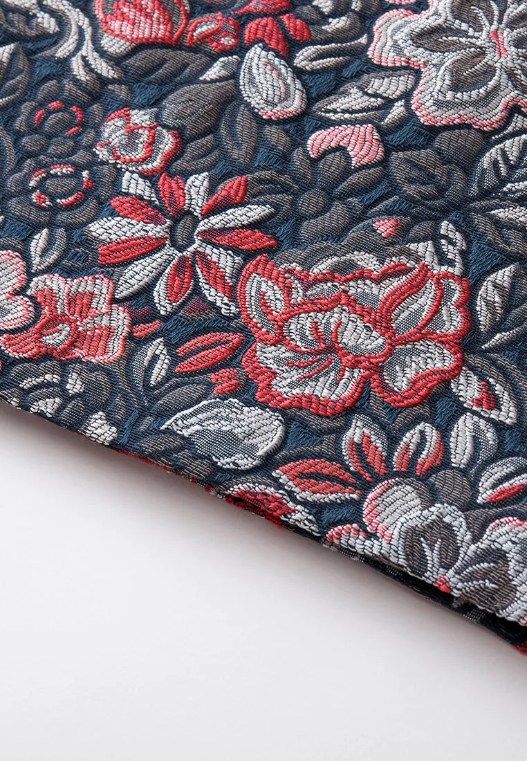 Oriental Jacquard Dress