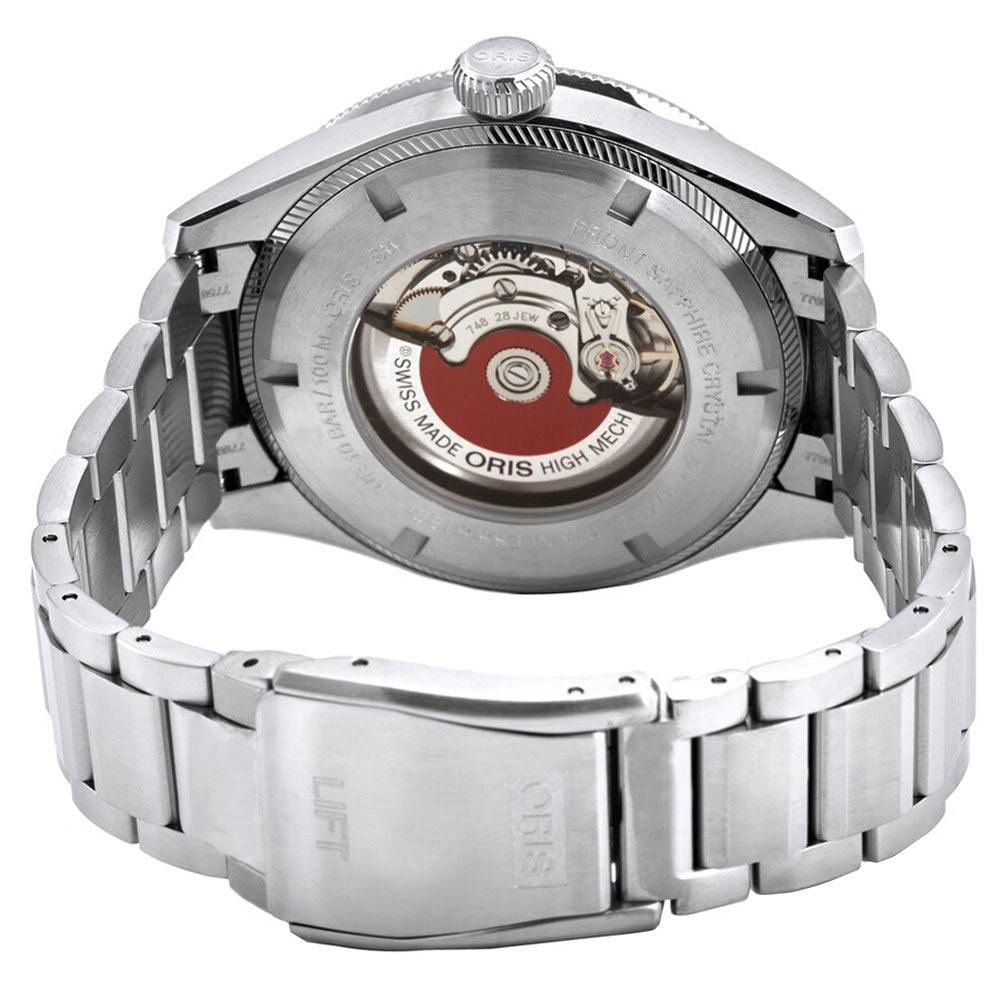 Oris Big Crown ProPilot Timer GMT Automatic Stainless Steel Black Dial Date Mens Watch 748 7756 4064-07 8 22 08