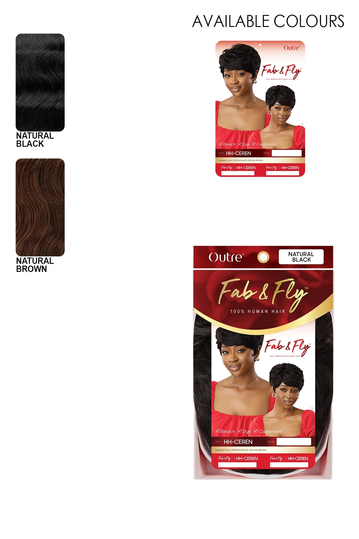 OUTRE FAB&FLY HUMAN HAIR - CEREN