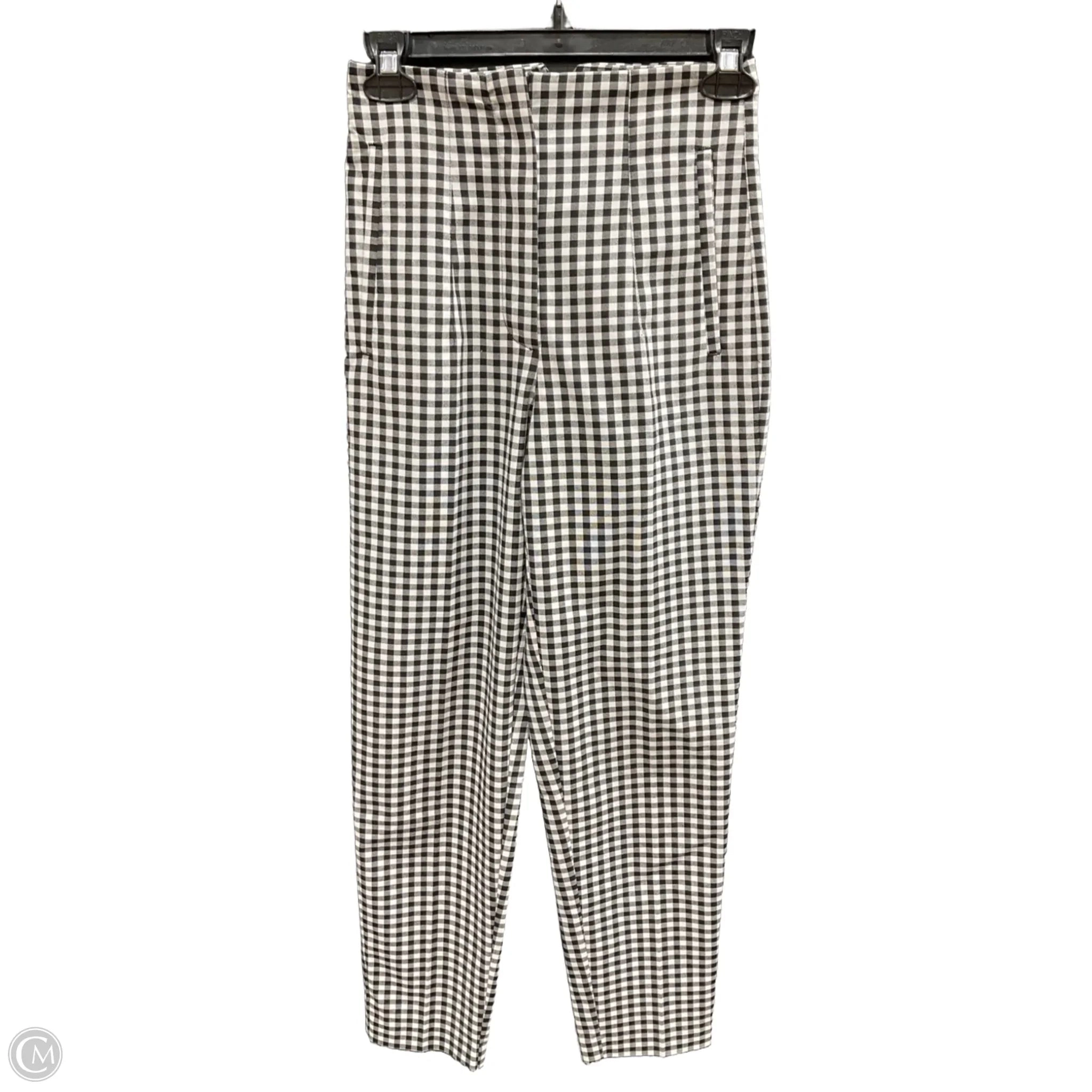 Pants Chinos & Khakis By Zara In Checkered Pattern, Size: Xs