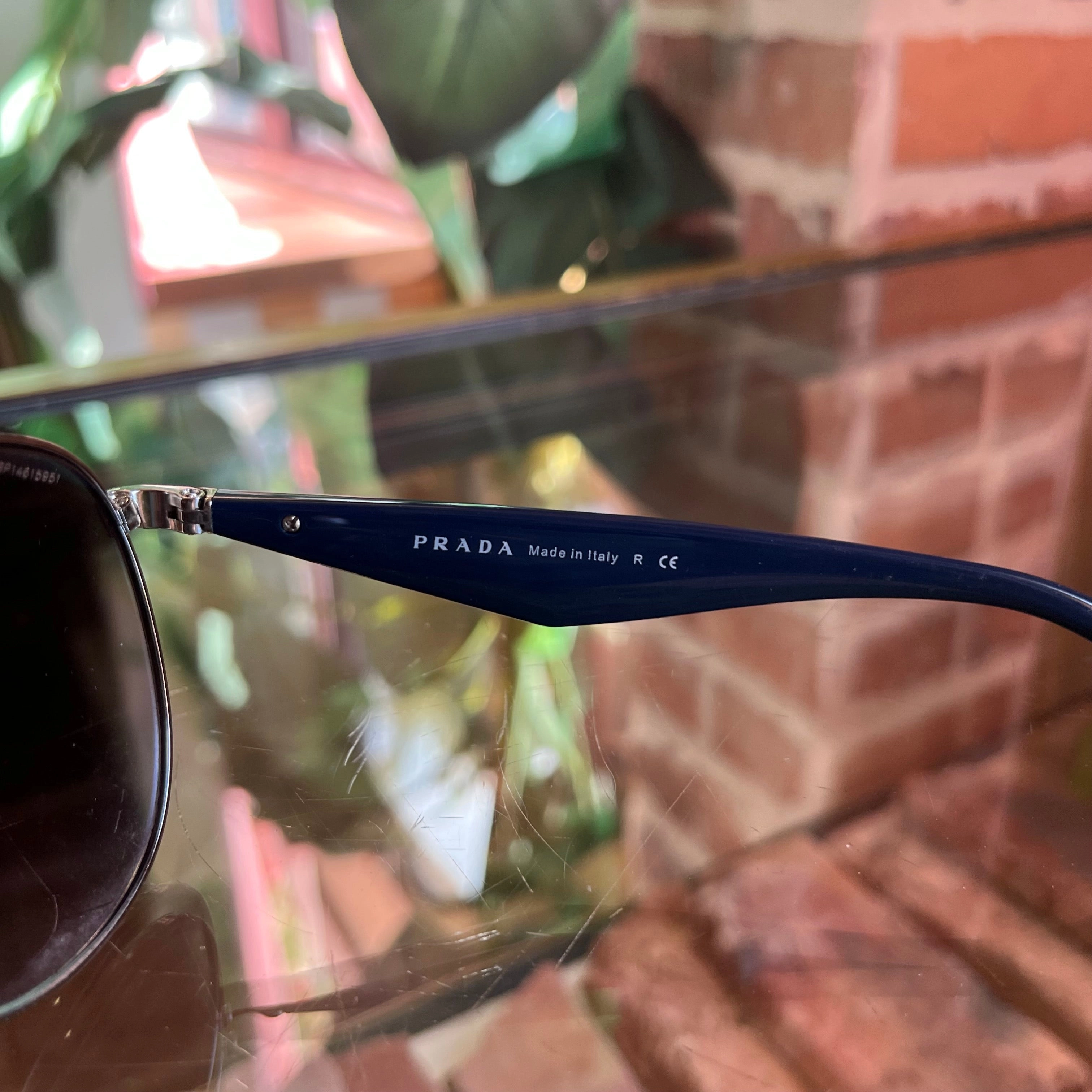 Prada Blue SPR53Q Sunglasses