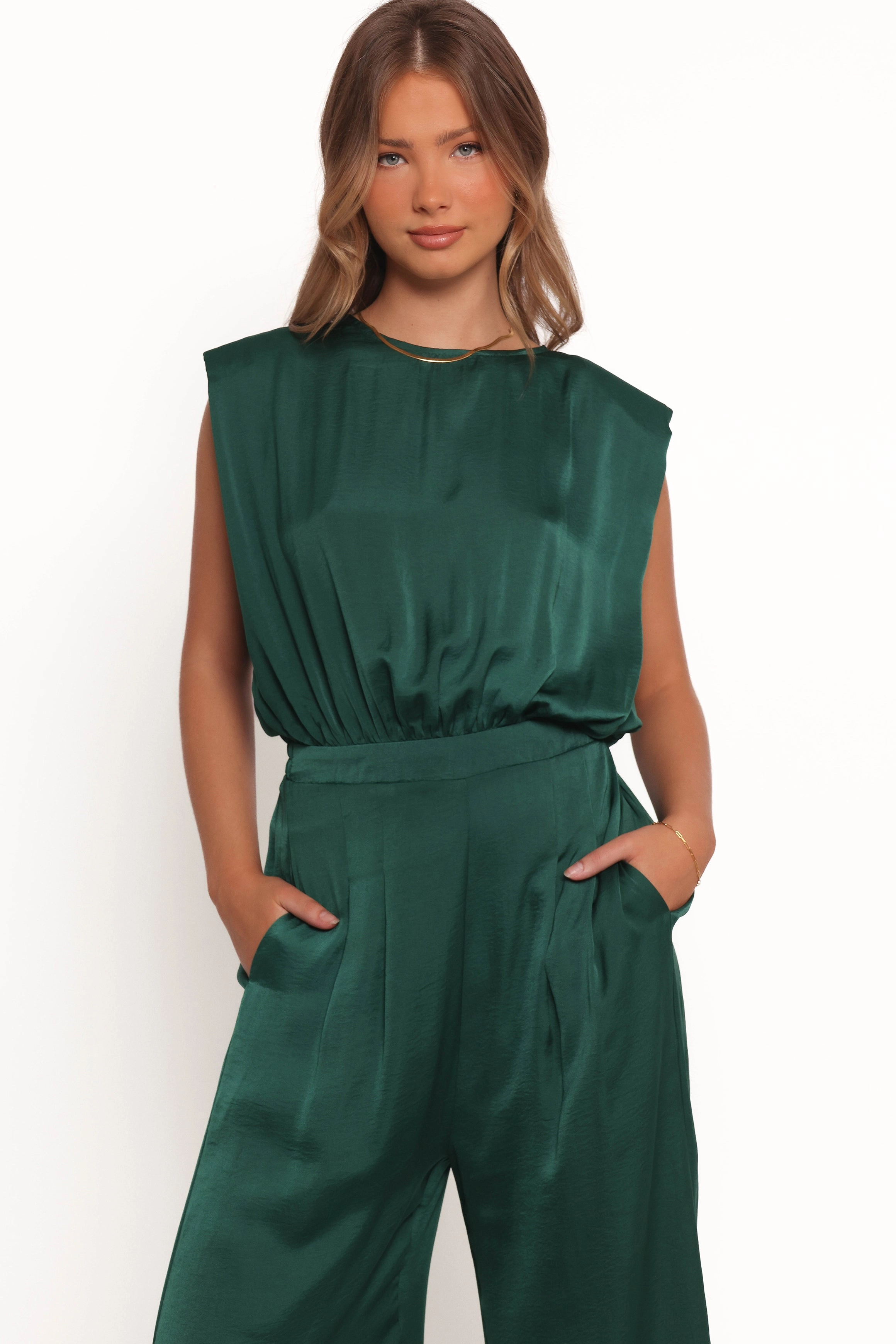 Rema Jumpsuit - Dark Green