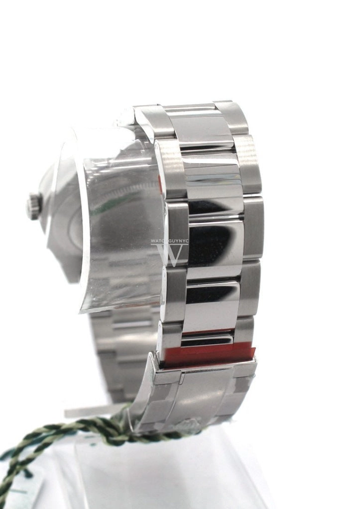 Rolex Datejust 41 Black Set with Diamonds Dial White Gold Fluted Bezel Mens Watch 126334