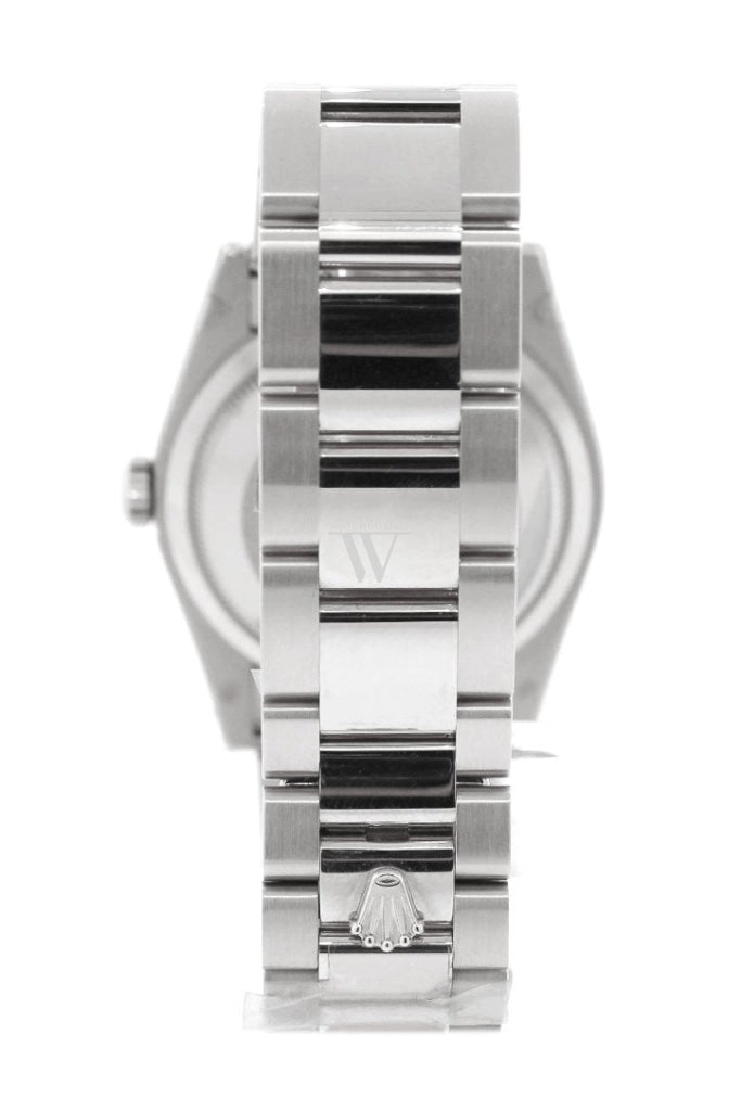 Rolex Day-Date 36 Carousel of white mother-of-pearl Dial Fluted Bezel Oyster White Gold Watch 118239