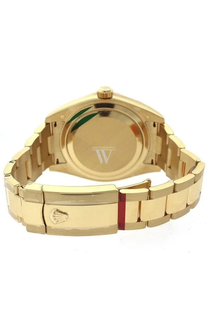 ROLEX Sky-Dweller 42 Silver Roman Dial Yellow Gold Men's Watch 326938