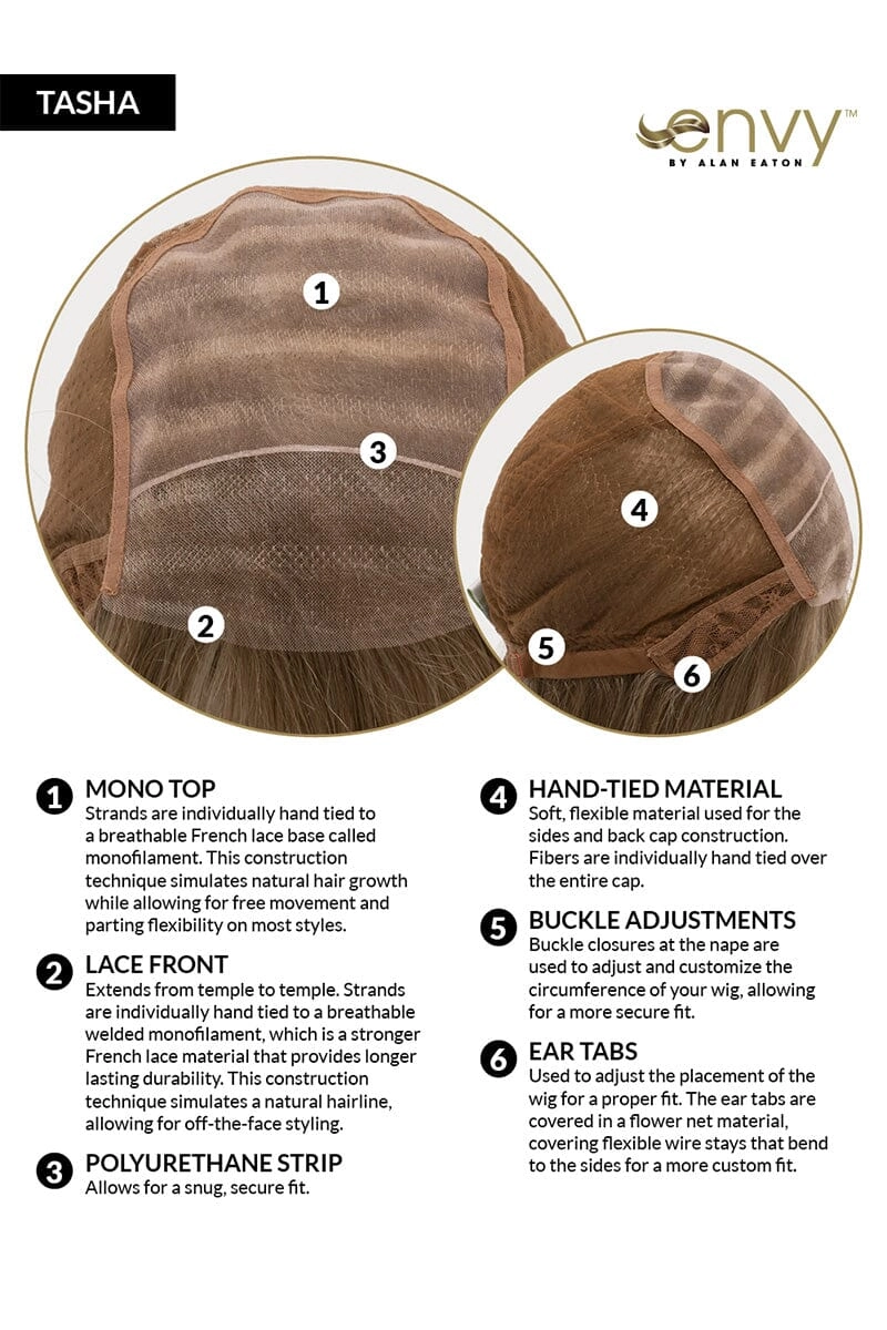 Sale - Envy Wigs - Tasha - Color: Toasted Sesame