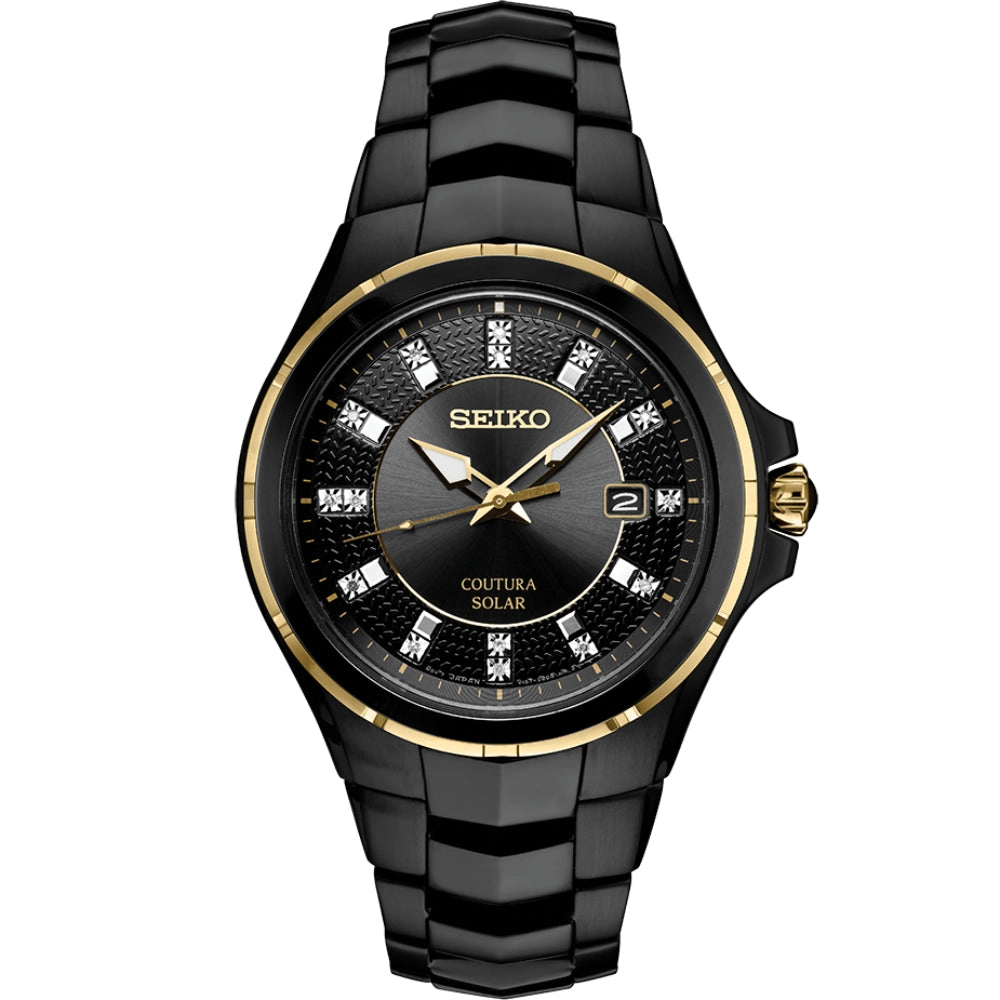 Seiko Coutura Diamond Collection Solar Powered Quartz Watch, SNE506