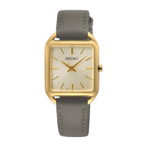 Seiko Essentials Collection 26mm Gold Tone Quartz Watch