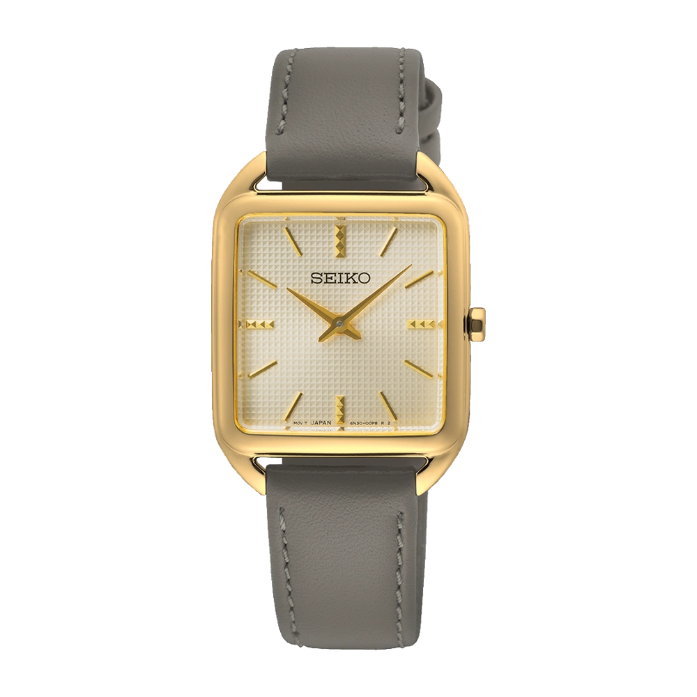 Seiko Essentials Collection 26mm Gold Tone Quartz Watch