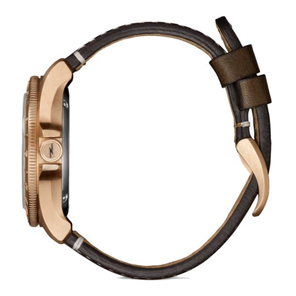 Shinola The Bronze Monster GMT Automatic 40mm Gift Set