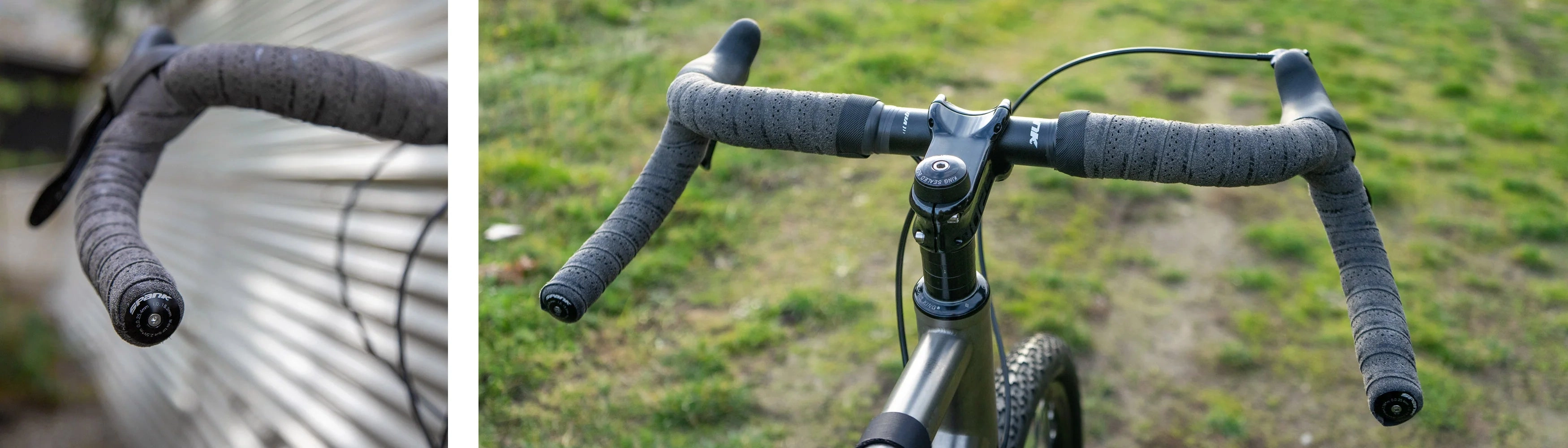 Spank Wing Gravel Drop Bar Tape With Gel Pad & Plug Kit