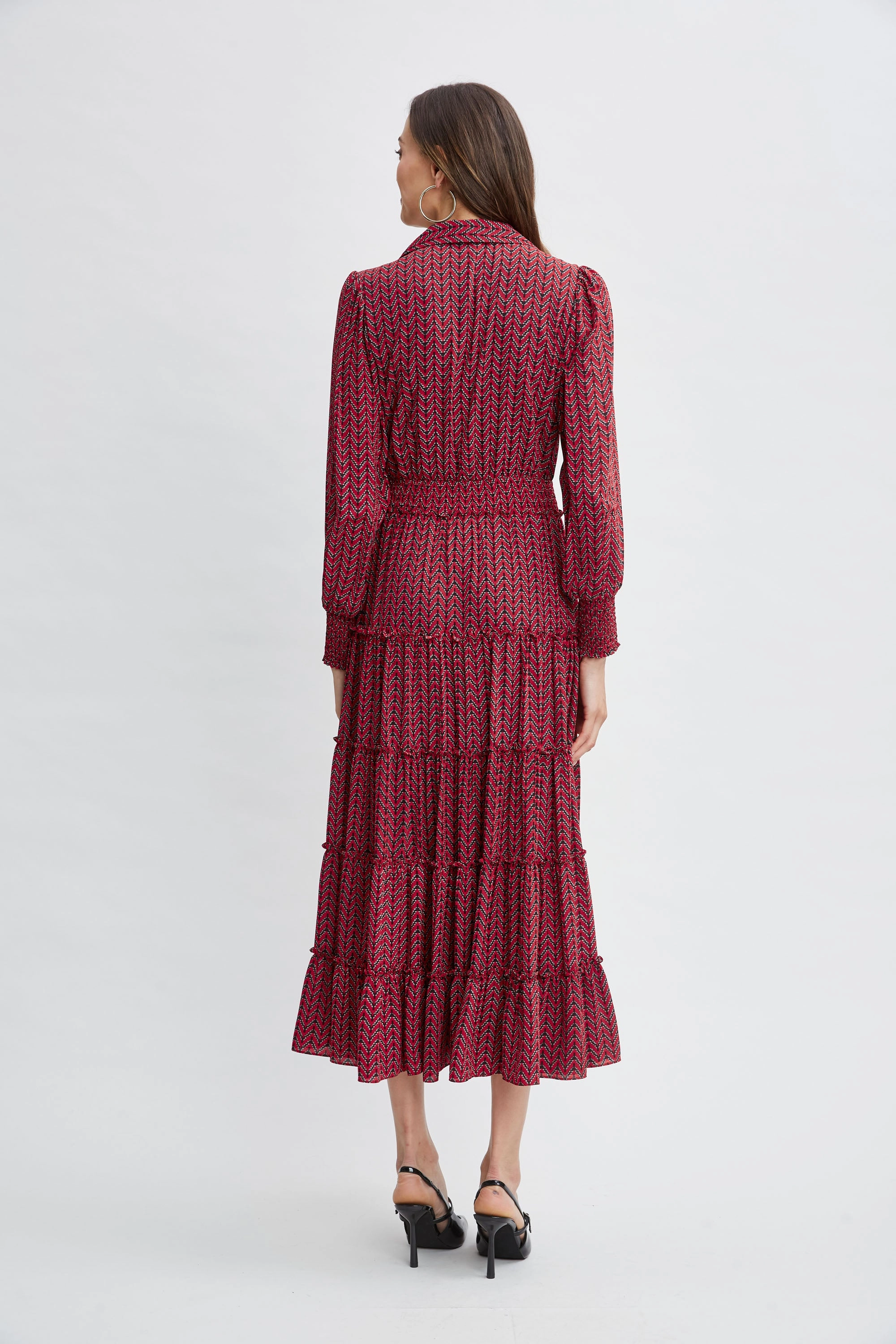 T-Tahari Printed Shirt Dress