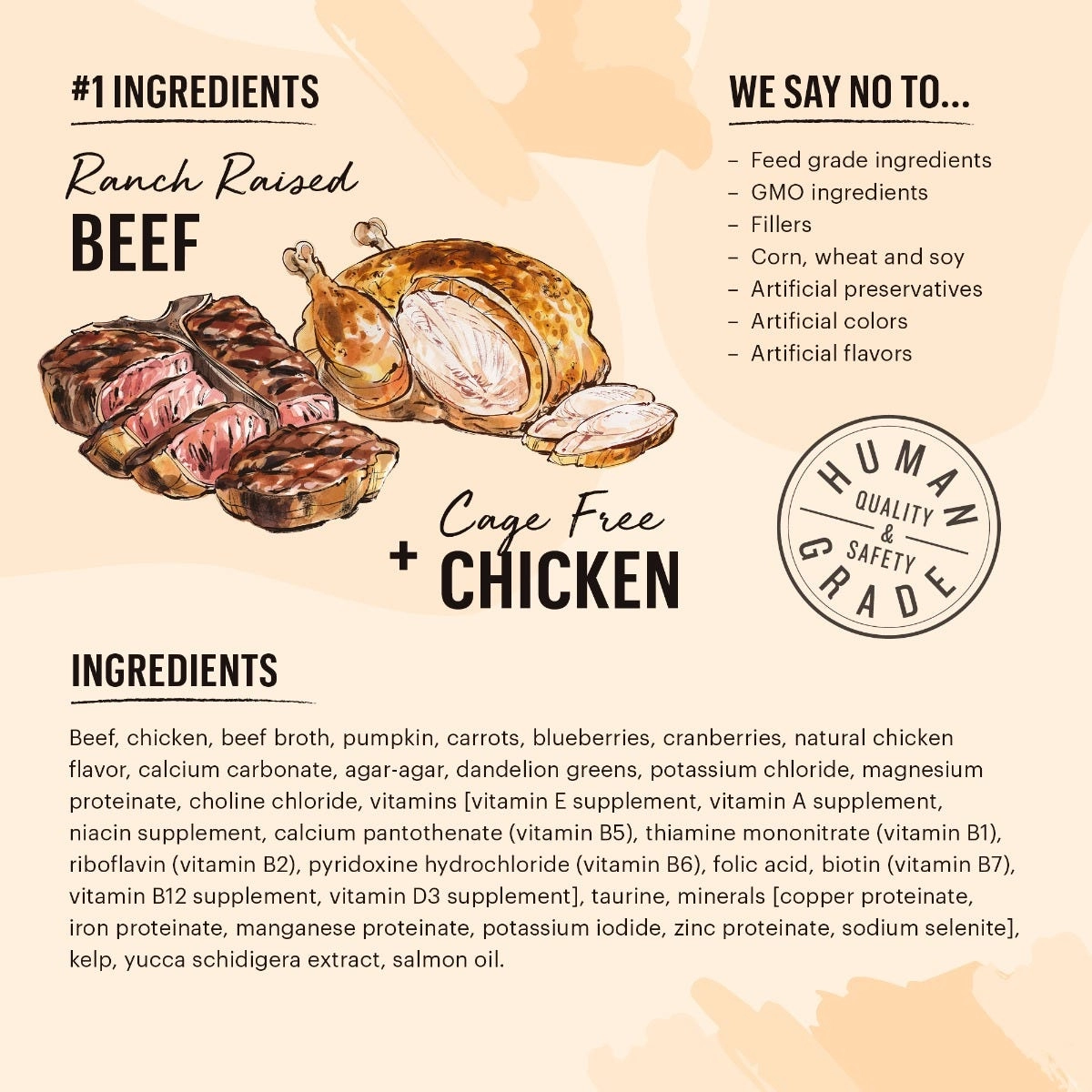 The Honest Kitchen Cate Beef & Chicken Pate Wet Cat Food