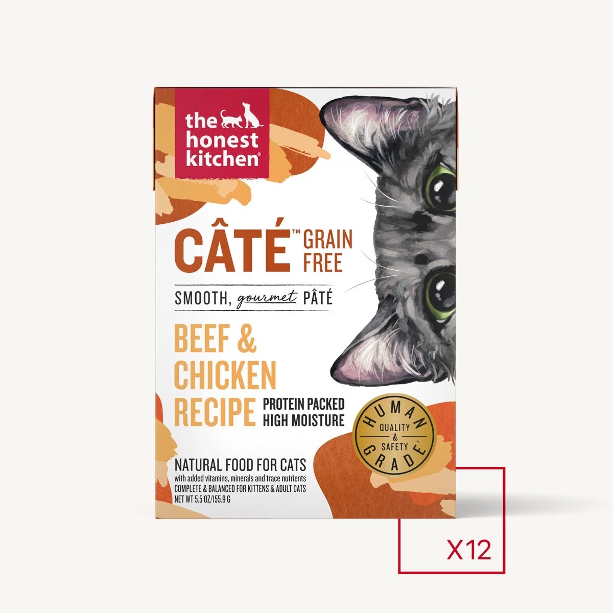 The Honest Kitchen Cate Beef & Chicken Pate Wet Cat Food