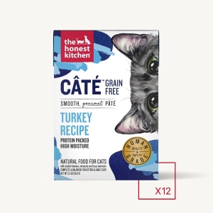 The Honest Kitchen Cate Turkey Pate Natural Wet Cat Food