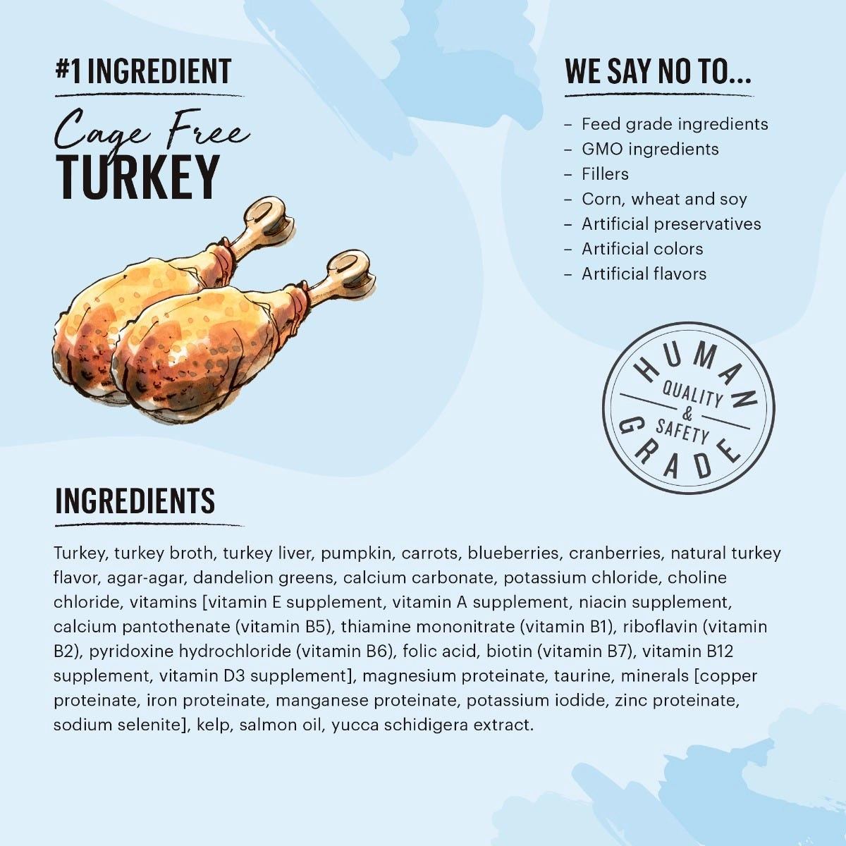 The Honest Kitchen Cate Turkey Pate Natural Wet Cat Food