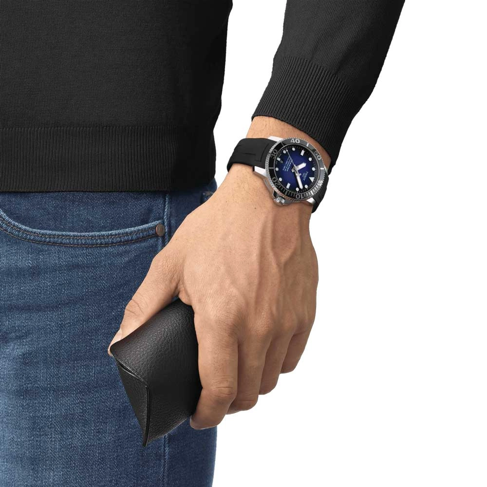 Tissot Seastar 1000 Powermatic 80 Blue Dial 43mm Automatic Gents Watch T1204071704100