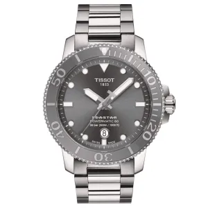 Tissot Seastar 1000 Powermatic 80 Grey Dial 43mm Automatic Gents Watch T1204071108101