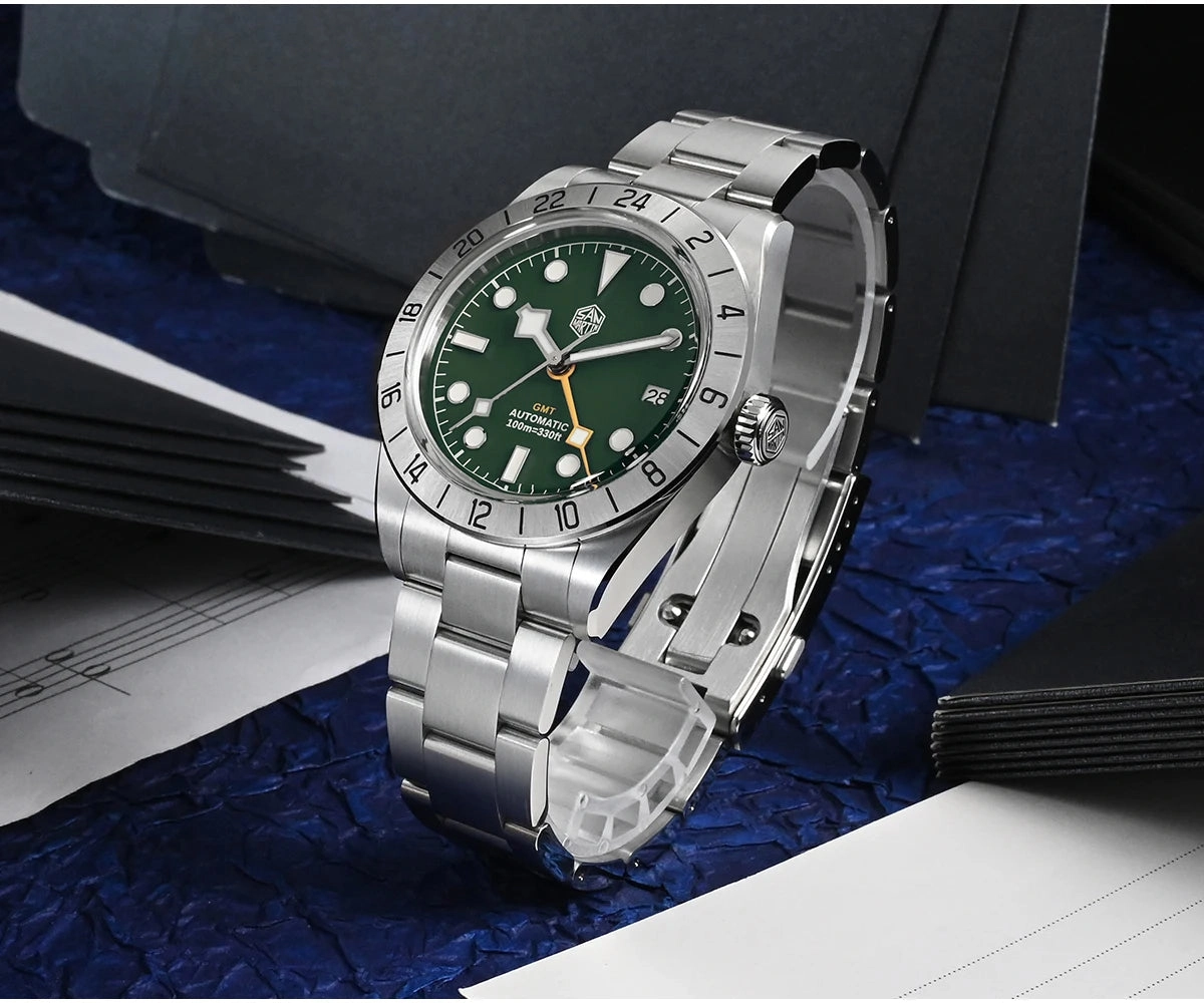 UK Pre-owned - San Martin 39mm BB NH34 GMT Watch SN0054-GE