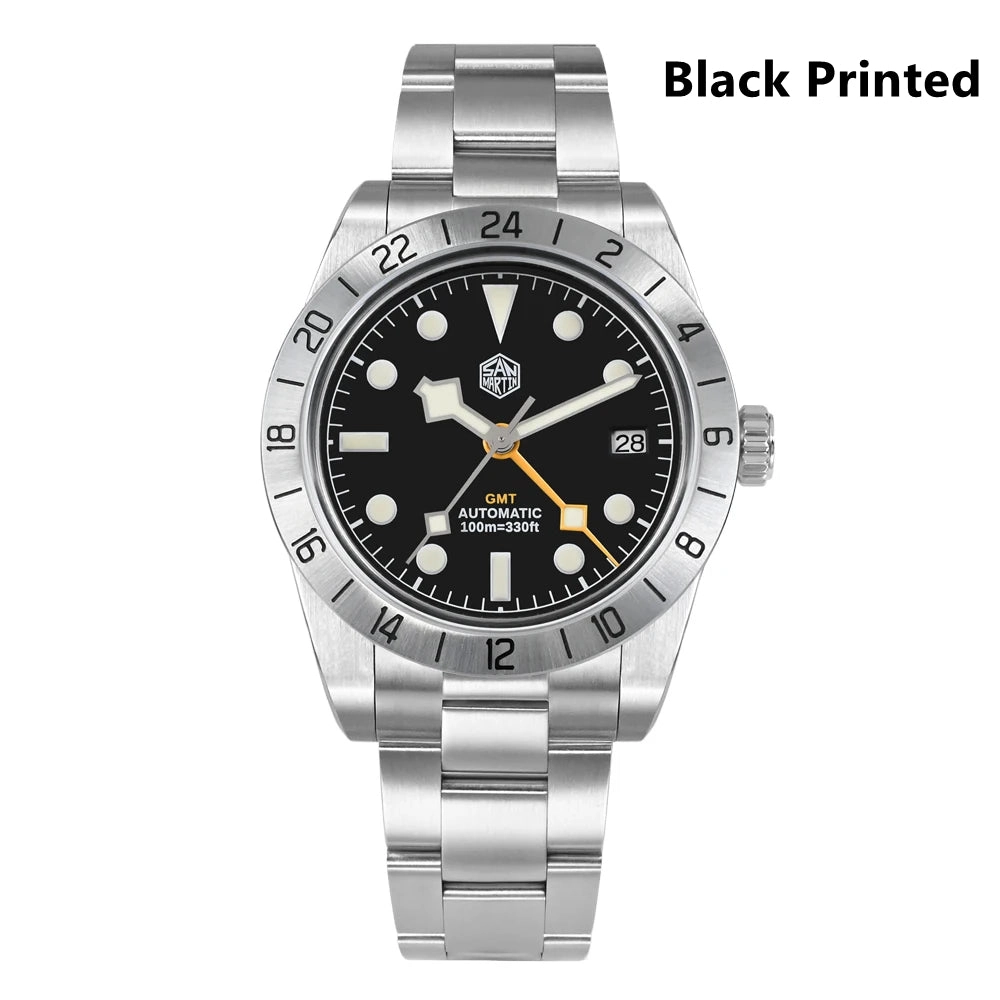 UK Pre-owned - San Martin 39mm BB NH34 GMT Watch SN0054-GE