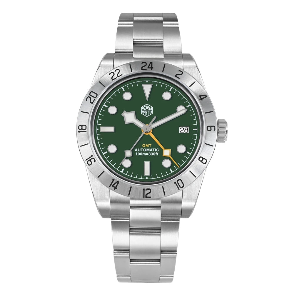 UK Pre-owned - San Martin 39mm BB NH34 GMT Watch SN0054-GE