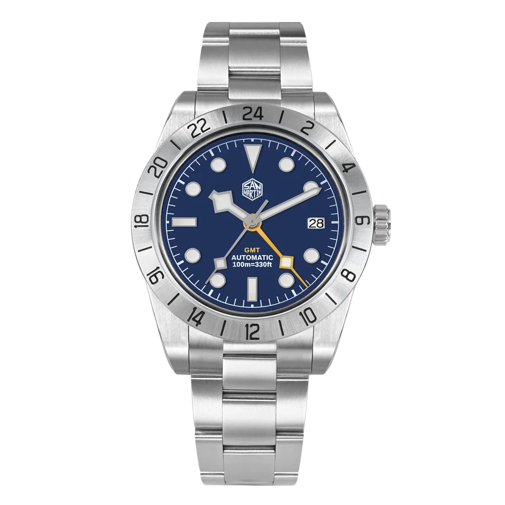 UK Pre-owned - San Martin 39mm BB NH34 GMT Watch SN0054-GE