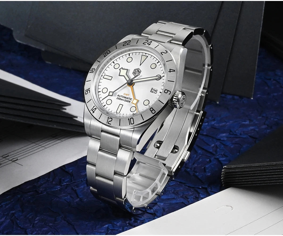 UK Pre-owned - San Martin 39mm BB NH34 GMT Watch SN0054-GE