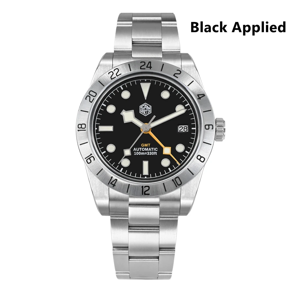 UK Pre-owned - San Martin 39mm BB NH34 GMT Watch SN0054-GE