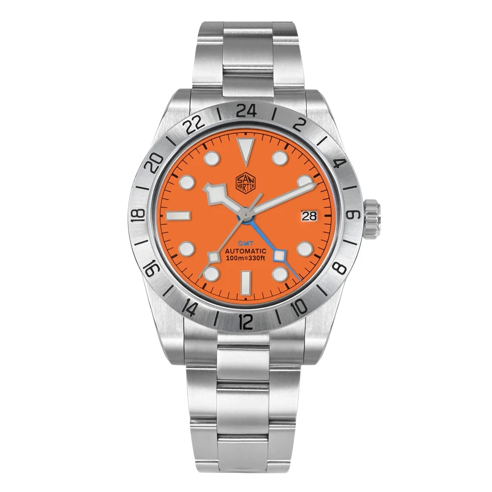 UK Pre-owned - San Martin 39mm BB NH34 GMT Watch SN0054-GE