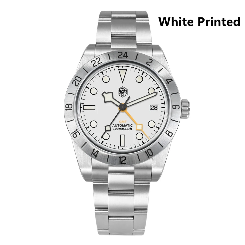 UK Pre-owned - San Martin 39mm BB NH34 GMT Watch SN0054-GE