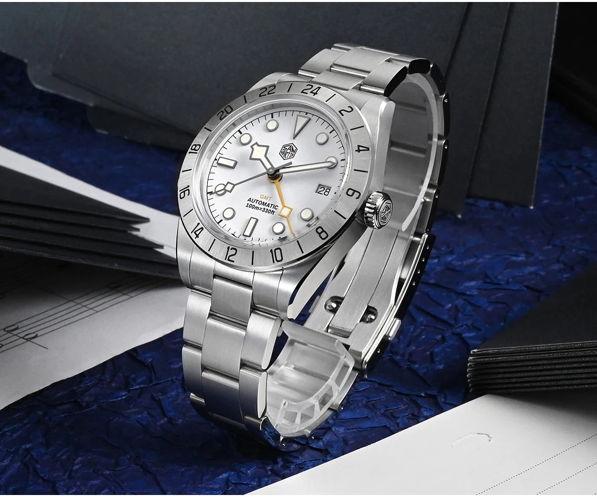 UK Pre-owned - San Martin 39mm BB NH34 GMT Watch SN0054-GE