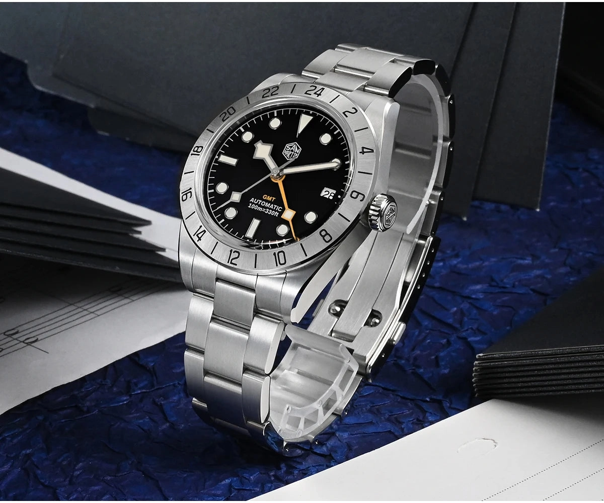 UK Pre-owned - San Martin 39mm BB NH34 GMT Watch SN0054-GE