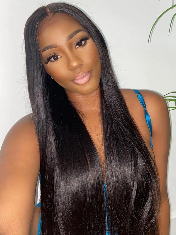 Undetectable HD Lace Straight Lace Front Human Hair Wigs  CF247