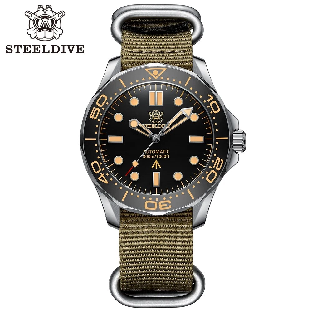 ★US Pre-Owned★Steeldive SD1957 Vintage Sea Ghost Watch