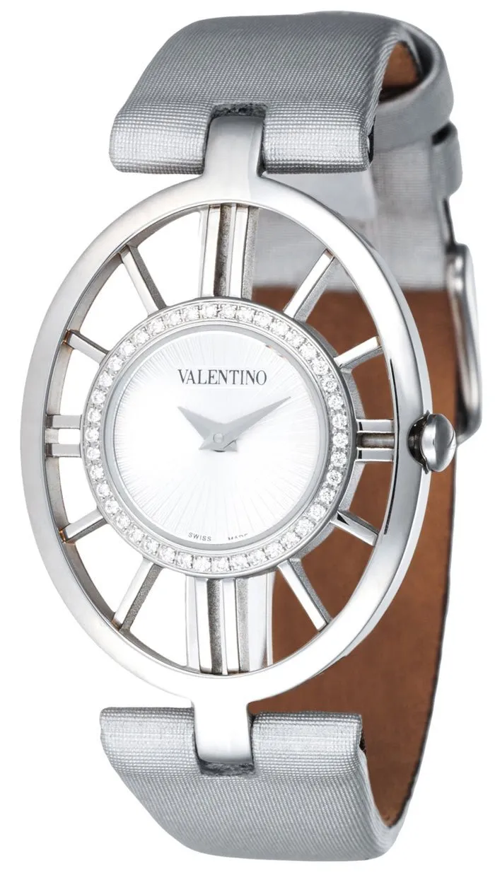 Valentino Vanity Stainless Steel & Diamond Womens Fashion Strap Watch V42SBQ9102-S108