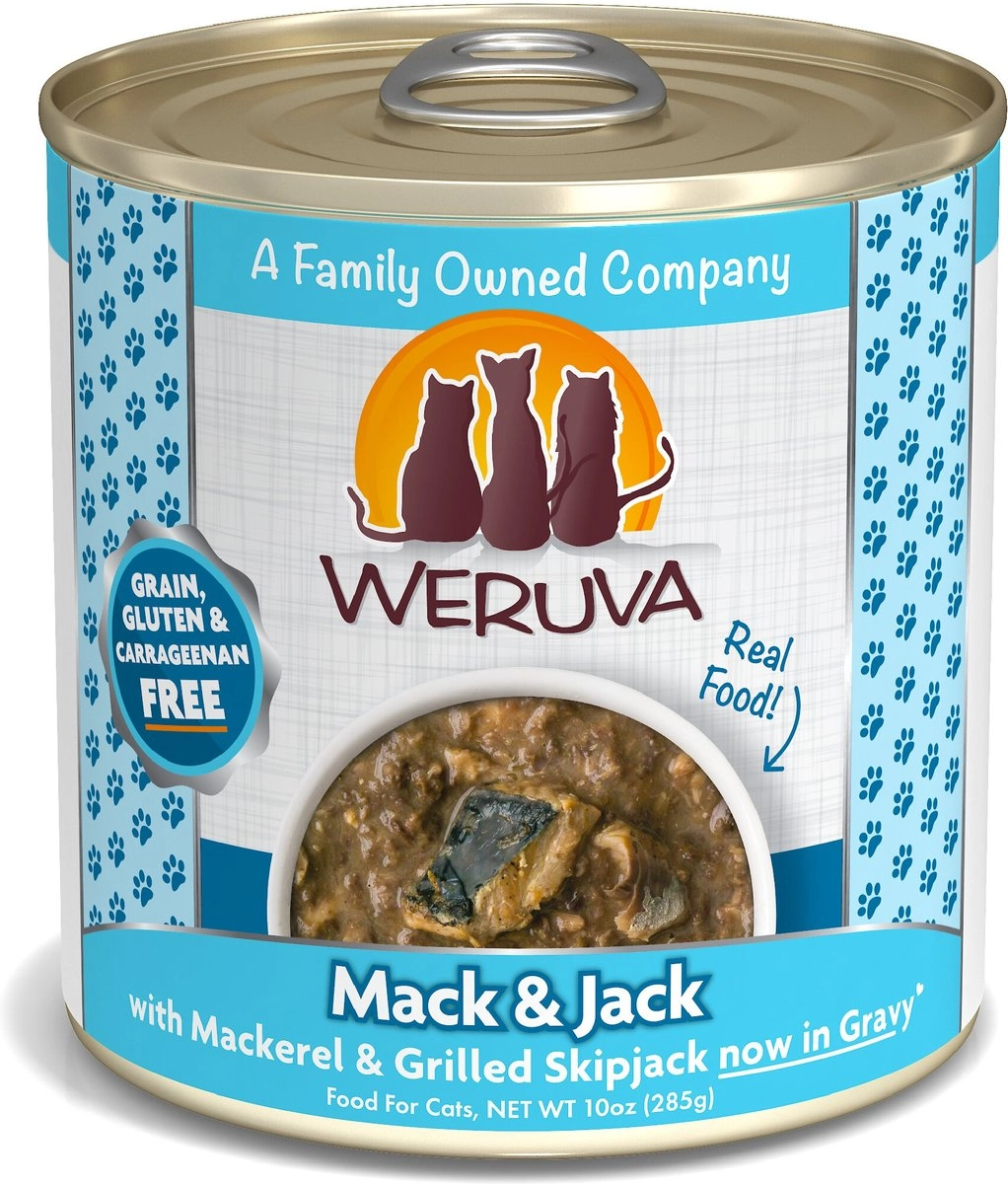 Weruva Mack And Jack With Mackerel and Grilled Skipjack Canned Cat Food
