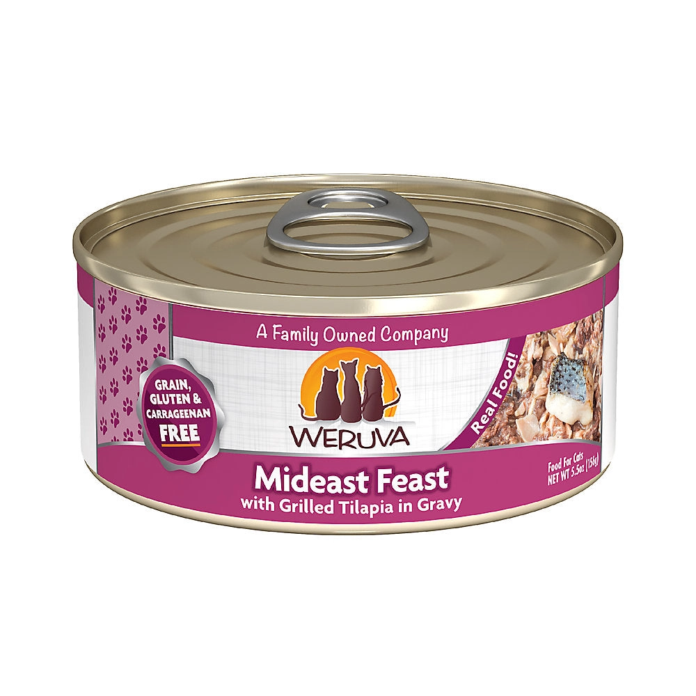 Weruva Mideast Feast With Grilled Tilapia Canned Cat Food