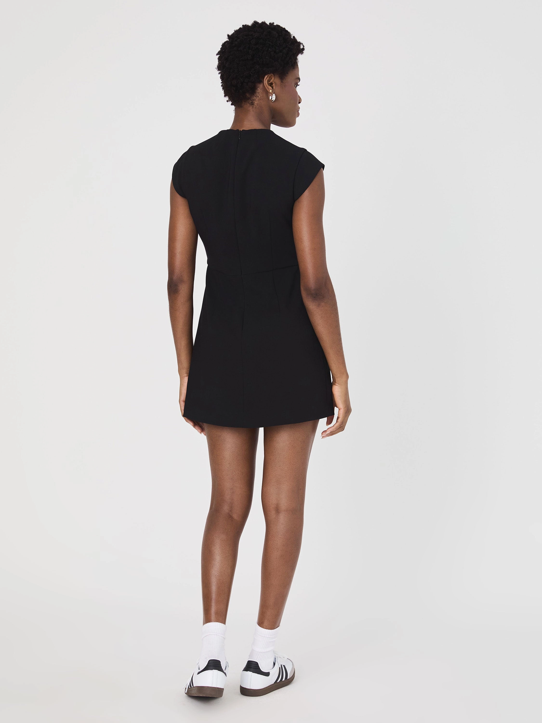 Whisper Mock Neck Mini Dress